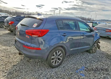 2015 Kia Sportage Lx z USA, uszkodzony, nr VIN KNDPBCAC1F7692787